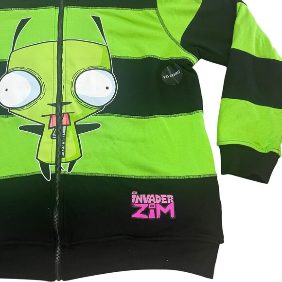 Invader Zim Gir Zip Up Hoodie. Size Women's Size XL Reversible Hoodie. - Picture 11 of 11